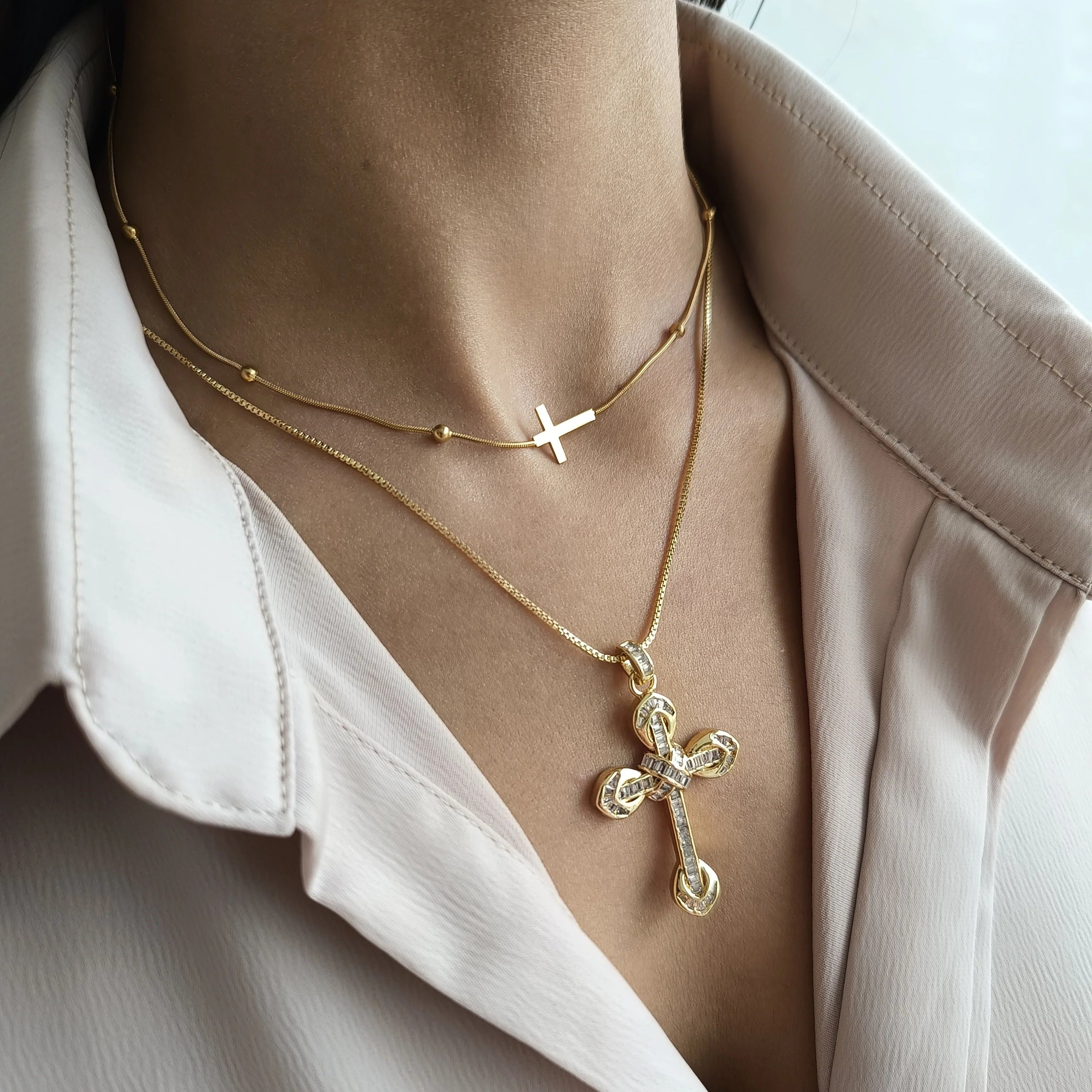 Grace Cross Necklace